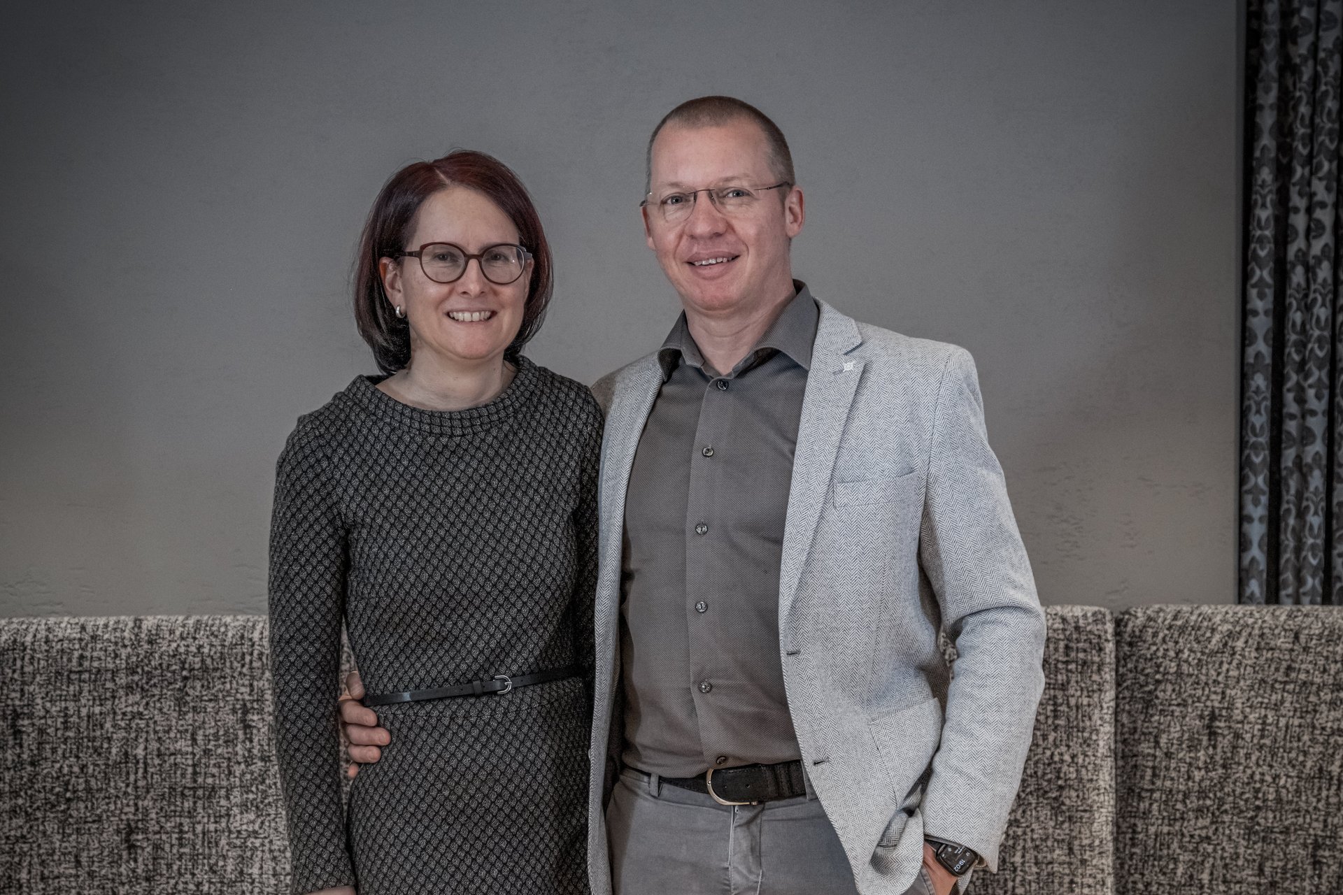 Die Gastgeber des Hotel & Apartment Alpenland Cornelia und Hansjörg Kieler, das Gastgeberpaar des Hotel & Apartment Alpenland in Obergurgl.